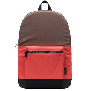 NWT Supply Co. Packable Daypack Backpack, Reflective Black/Hot Coral/Pine Bark